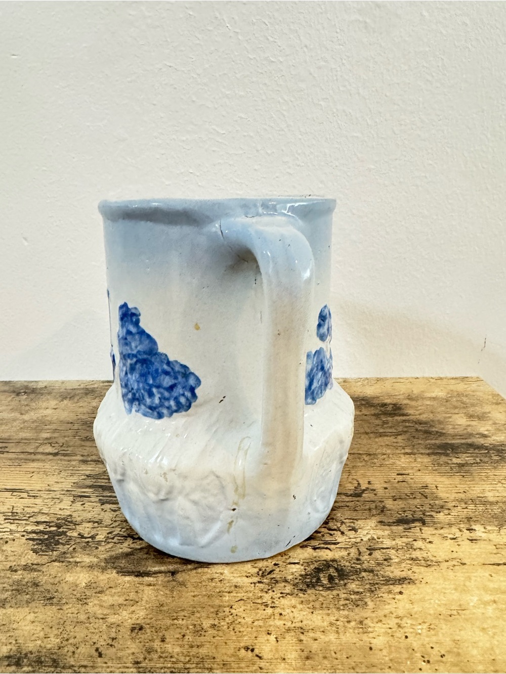 Blue & White Stoneware Pitcher Windmill Dutch Farmhouse Decor - Picture 11 of 12